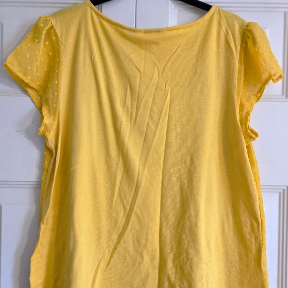 LC Lauren Conrad Yellow Blouse - Picture 4 of 5